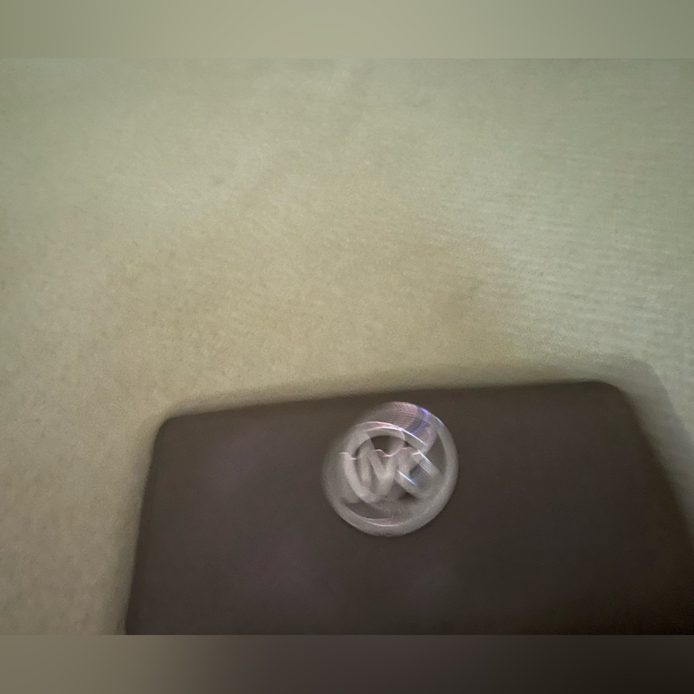 Gray Michael Kors Wallet with Silver Logo
